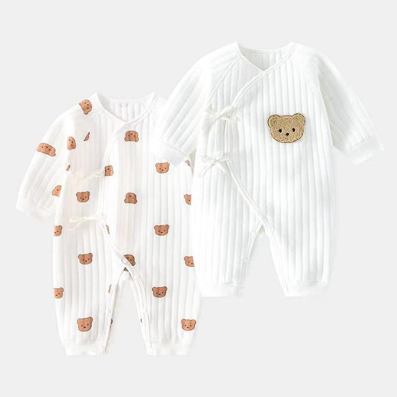 Newborn Baby Jumpsuit 0-6m Boys Girls Toddler Rompers Cotton Baby Jumpsuit Clothes for New Born Outfits Soft One-Piece Pajamas