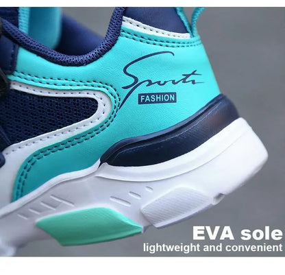 Children Casual Shoes for Boys Breathable Sneaker Summer Air Mesh Kids Hook & Loop Students School Shoe Size28-40