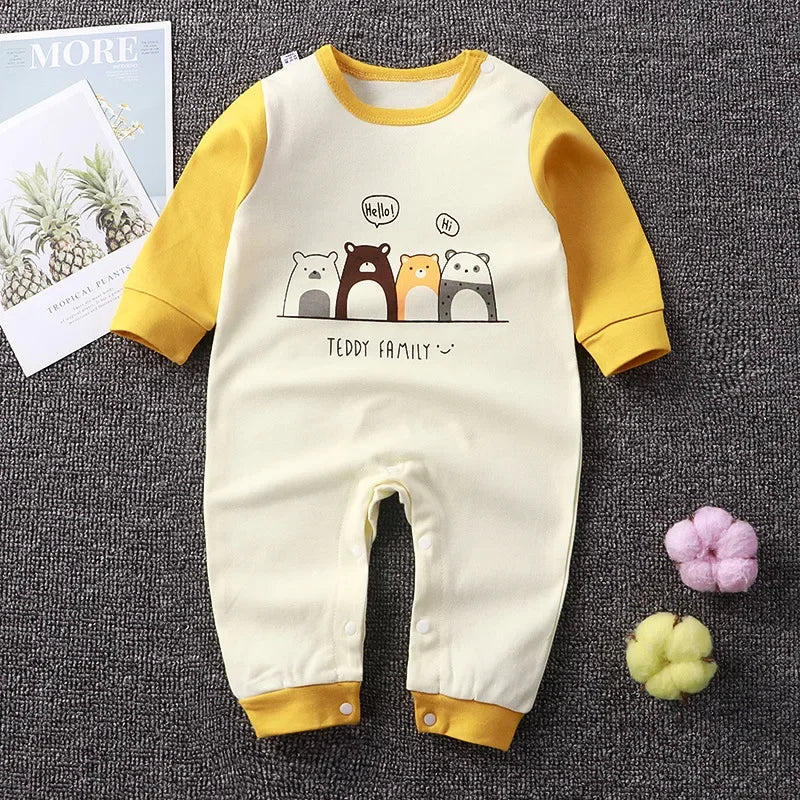 Kids Jumpsuit Baby clothes Rompers Newborn Bodysuit Baby Clothing Boy Girl items Cotton Toddler Sleepwear One Piece Outfit