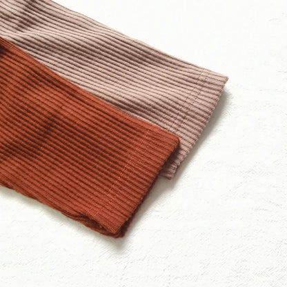 2025 New Korean Toddler Baby Boys Corduroy Overalls Casual Look Front Pocket One Piece Baby Pants Girls Trousers