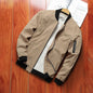 M-4XL Men's Jacket Autumn Thin Long Sleeve Baseball Uniform Windproof Cycling Jacket Solid Zipper Casual Jacket