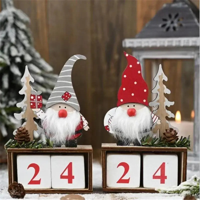 Christmas Calendar Party Home Decoration Merry Christmas New Year Gifts Santa Christmas Decor Home Fashion Accessories Supplies