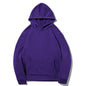 New Fashion Loose Hoodies For Men Spring and Autumn Casual Hooded Sweatshirt Men's Simple Tops Solid Color Thick Clothing Male