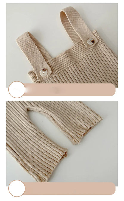 Baby Boys Girls Knitted Pants Children Casual Fashion Jumpsuits Kids Autumn Spring Trousers 2025 New Infant Clothing 0-3 Years