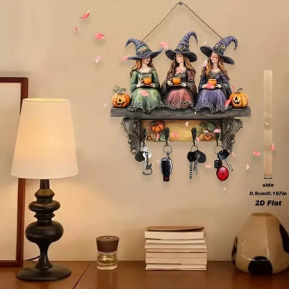 2025 New Exquisite Halloween Wooden Christmas Décor Home Ornaments Holiday Gift Set For Indoor Outdoor Festive Decorations