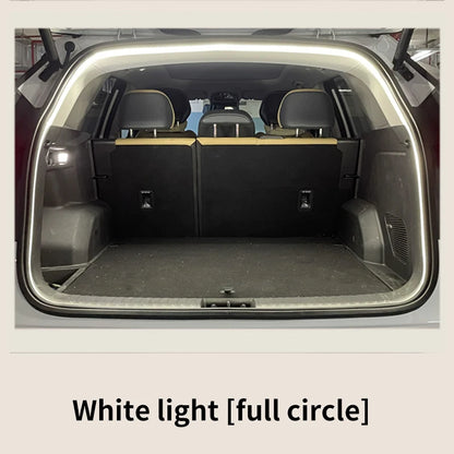 Car high brightness trunk lighting ambient light interior decoration LED wiring free automatic sensing tailgate light strip