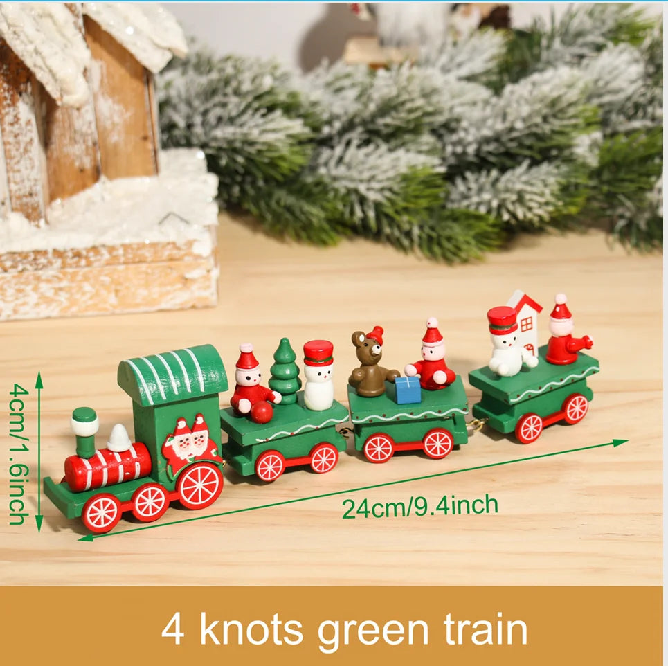 Christmas Train Merry Christmas Decorations For Home 2025 Christmas Ornament Xmas Navidad Noel Gifts Happy New Year 2026 Gifts