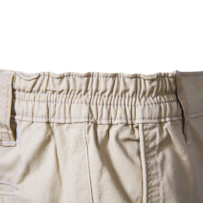 2026 Men Shorts Summer Cotton Middle Waist Male  Casual Business Men Shorts Printed Beach Stretch Chino Classic Fit Short Homme