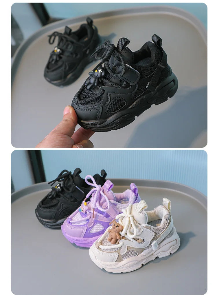 Children Sneakers kids Casual Shoes Hoop & Loop Sneaker Boy Child Flexible Sneakers tenis infantil menino Spring summer shoes