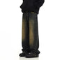 Men's Retro Casual Washed Jeans Personality American Streetwear Straight Versatile Trouser Fashion Men's Clothing Jeans Summer