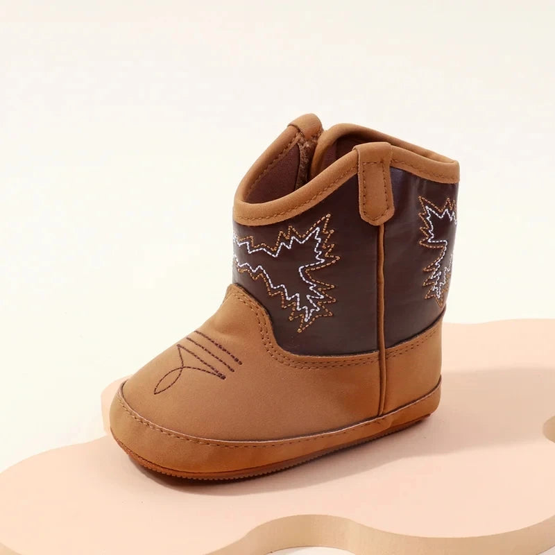 Baby Boots Made Of Soft PU and High-quality Cotton 2026 New Autumn and Winter Short Boots With Rubber Soles and Anti Slip Baby