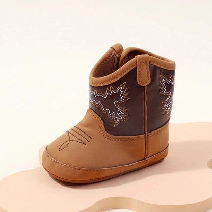 Baby Boots Made Of Soft PU and High-quality Cotton 2026 New Autumn and Winter Short Boots With Rubber Soles and Anti Slip Baby