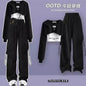 Spring and Autumn Set Women's 2026 Korean Loose Fashion Top Casual Work Pants Age Reducing Three Piece Set