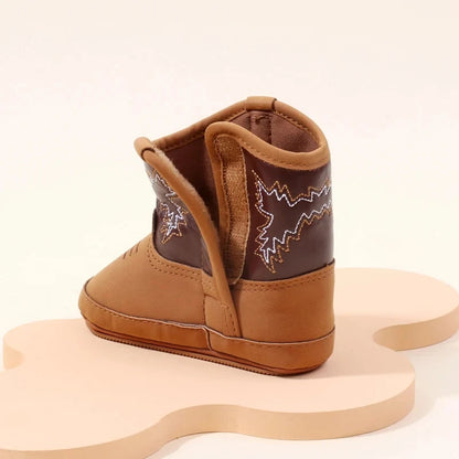 Baby Boots Made Of Soft PU and High-quality Cotton 2026 New Autumn and Winter Short Boots With Rubber Soles and Anti Slip Baby