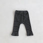 MILANCEL 2026 Autumn Baby Pants 0-3 Y Korean Style Toddler Girls Solid Big PP Leggings Infant Boys Cotton Slim Fit Trousers