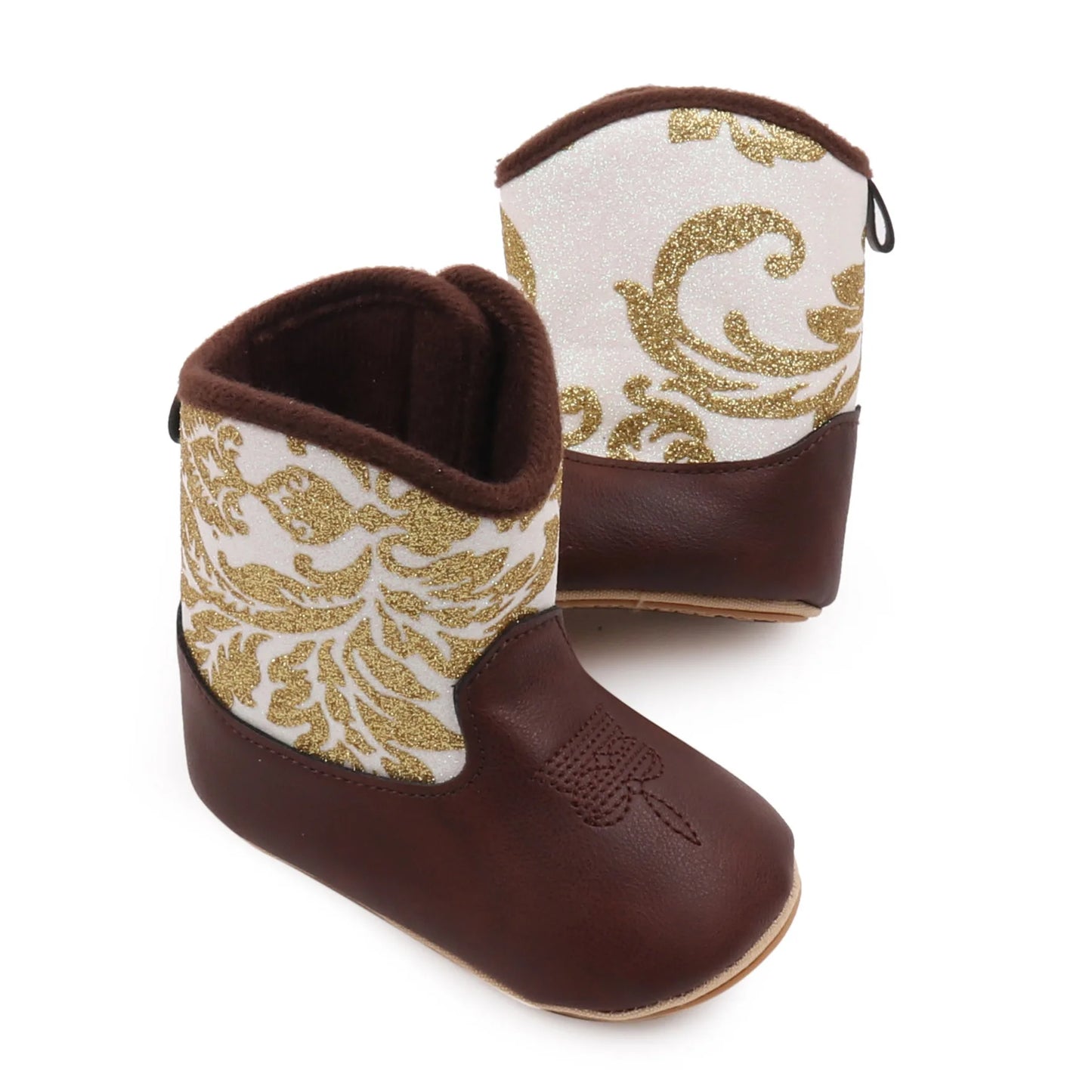 Baby Boots Made Of Soft PU and High-quality Cotton 2026 New Autumn and Winter Short Boots With Rubber Soles and Anti Slip Baby