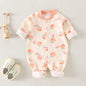 Baby Bodysuit Cotton Print Long Sleeve Boys and Girls Infant Comfort Creeper One Piece Spring and Autumn