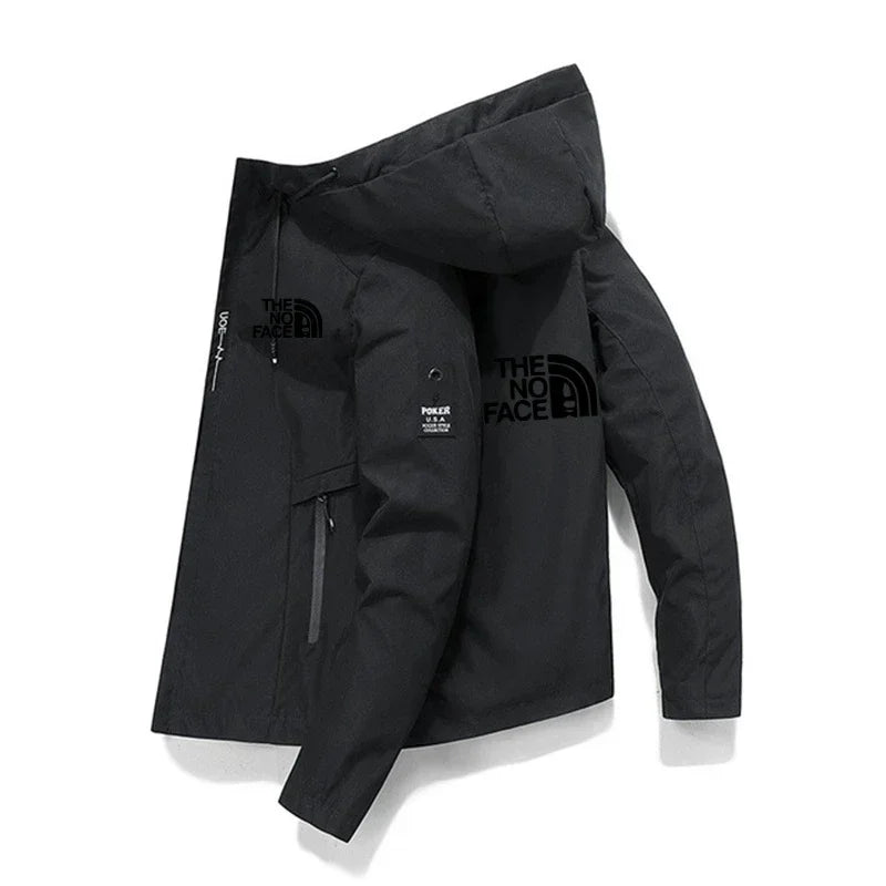 Spring and Autumn men's windproof zipper Jacket Casual quality hooded baseball jacket Outdoor blazer garment top