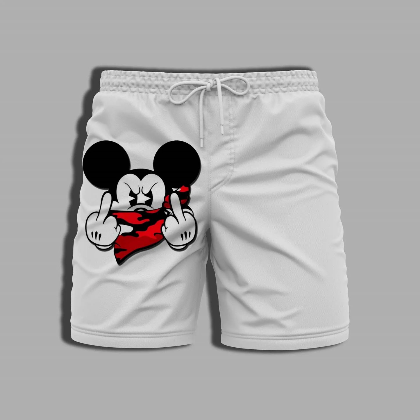 Printing Swim Shorts Men Summer Disney Gym Pants Whole Swimsuit Mickey Bathing Suit Man Men's Clothing Beach Minnie Mouse Male