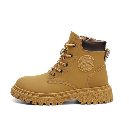 New Winter Spring Children Rubber Ankle Yellow Snow Black Boots For Girls Boys Boots Casual Kids Toddler Shoes Sneakers Footwear