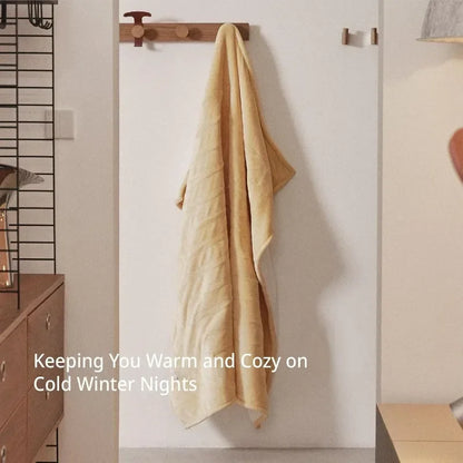 Heated Blanket Electric Throw 50''X60''-Soft Silky Plush Electric Blanket with 4 Heating Level & 3 Hour Auto Off Heating Blanket