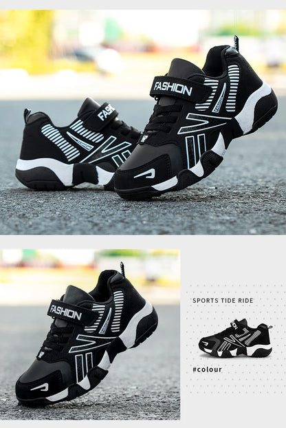 Children Boys Shoes School Sports Fashion Leather For Kids Tennis Casual Sneakers Children's Boy Running 7-12 Years Walking Shoe