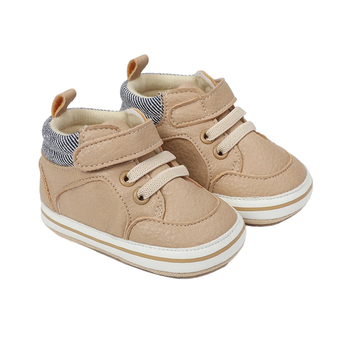 Newborn Baby Girls Boys Sneakers PU Leather Anti-Slip Soft Sole Pre walker Toddler Casual First Walkers Infant Shoes For 0-18M