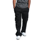 Men's Sweatpants Straight Fit Joggers for Sports and Streetwear Loose Oversized Drawstring Long Pants Men Multi-pocket Pants