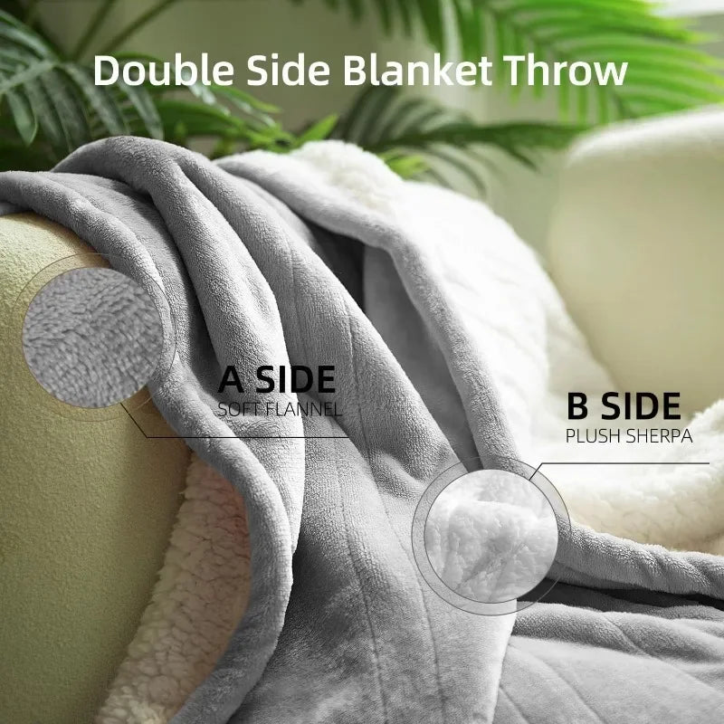 Heated Blanket Electric Throw 50''X60''-Soft Silky Plush Electric Blanket with 4 Heating Level & 3 Hour Auto Off Heating Blanket