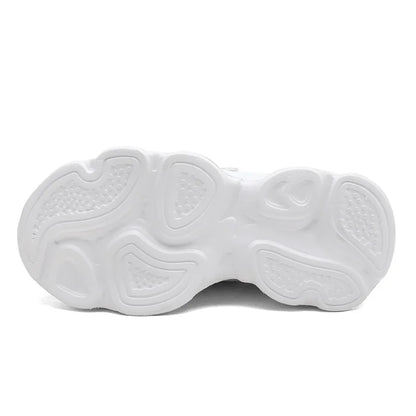 Children Shoes Kids Casual Sneakers Black Pu Leather Sports Shoes for Boy Girls White Shoes School Running Tennis Sneaker