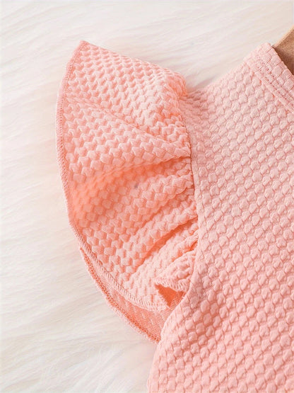 Newborn 2026 Baby Girls Dress Summer Waist Flower Vest Sleeveless Short Top Sweet Girl Lace Mesh Dress