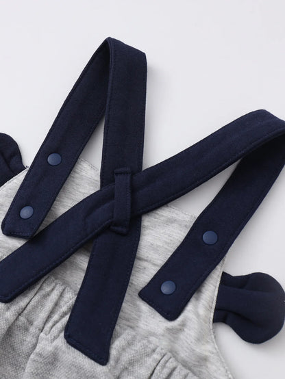 2025 Newborn Baby Boys Pants Bodysuits Girls Cute Suspender Rompers Kids Clothing Toddler Bodysuit Jumpsuit Bottoms 0-24 Months