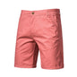 2026 Men Shorts Summer Cotton Middle Waist Male  Casual Business Men Shorts Printed Beach Stretch Chino Classic Fit Short Homme