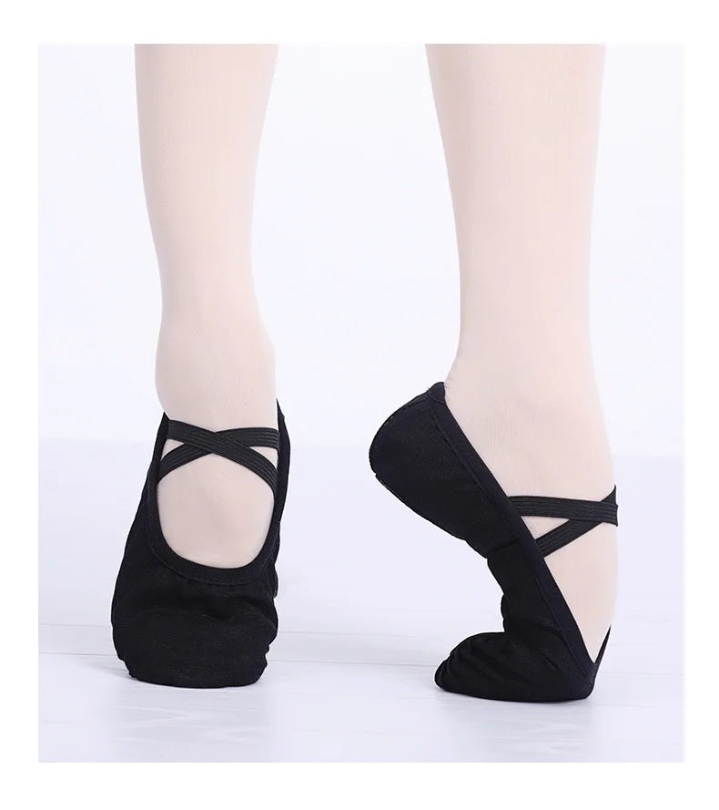 Girls Kids Pointe Shoes Dance Slippers High Quality Ballerina Practice Shoe For Ballet 6 color Ballet Dancer Professional Shoe