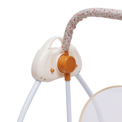 Electric Baby Cradle Auto Swing Rocker Cot Infant Sleeping Bed Swing Crib Kit Timer +Bluetooth Music +Mat +Pillow 5Gears Adjustable