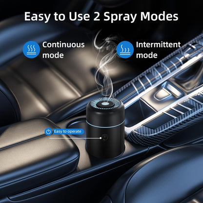 1pc Car Aroma Diffuser - Advanced Humidifying Technology, Efficient Aroma Essential Oil Diffusion, Convenient USB Powered, Soothing Cool Mist Output, Compact and Space-Saving Mini Design, Portable and Travel-Friendly - Perfec