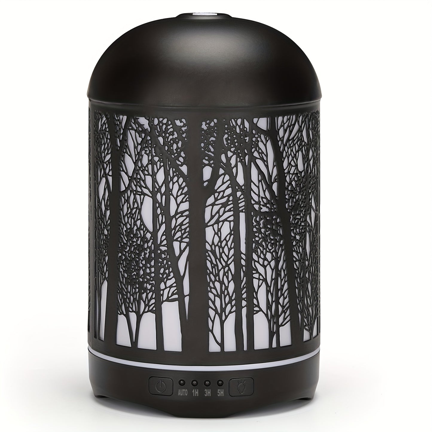 8.45oz Essential Oil Aromatherapy Diffuser for Home Bedroom Office Metal Hollow Decorative Room Ultrasonic Air Scent Mist Aroma Diffuser