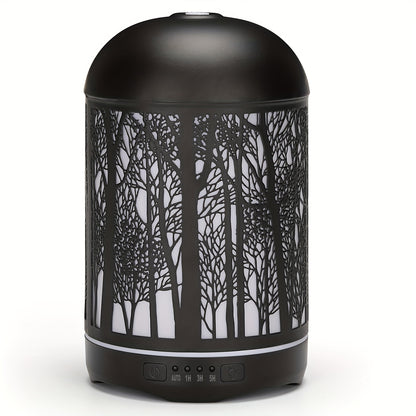 8.45oz Essential Oil Aromatherapy Diffuser for Home Bedroom Office Metal Hollow Decorative Room Ultrasonic Air Scent Mist Aroma Diffuser